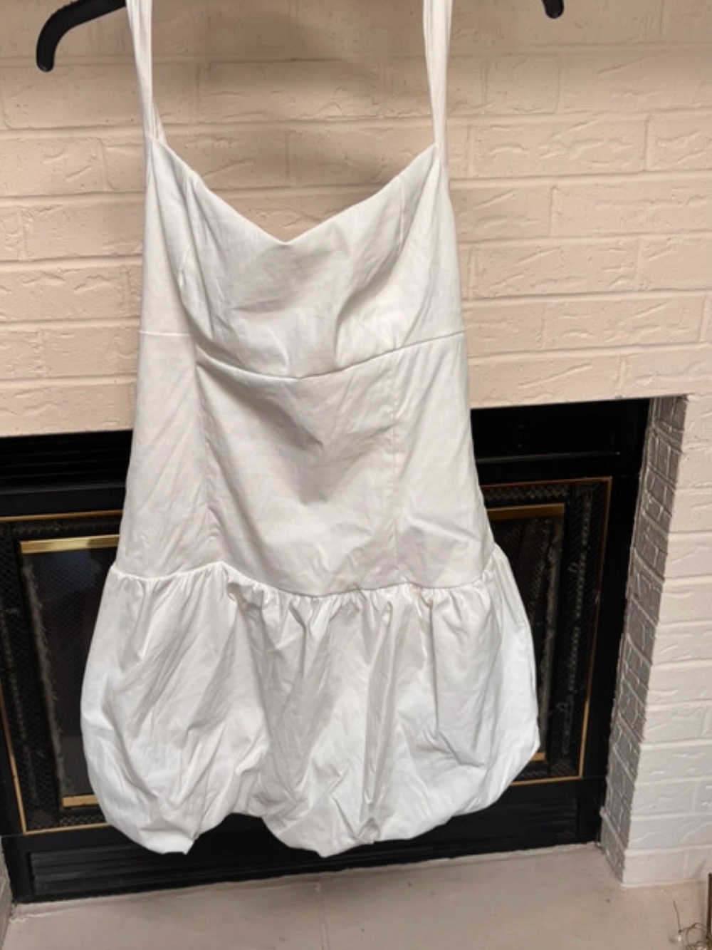 wild fable White Bubble Hem Slip Chemise